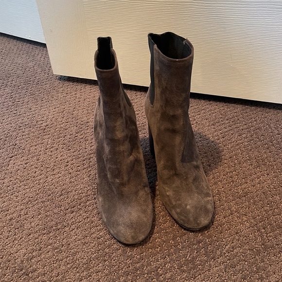 Rag & Bone Agnes suede booties, asphalt, size 37.5 - Picture 3 of 3